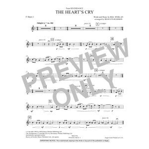 The Heart's Cry (from Riverdance) - F Horn 1