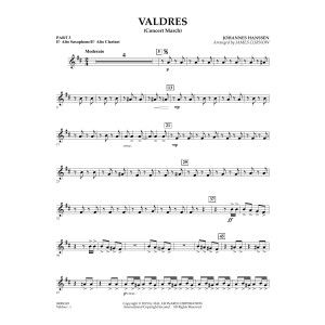 Valdres (Concert March) - Pt.3 - Eb Alto Sax/Alto Clar.