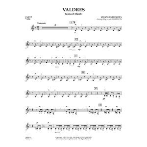 Valdres (Concert March) - Pt.3 - Violin