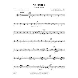 Valdres (Concert March) - Pt.5 - Trombone/Bar. B.C./Bsn.