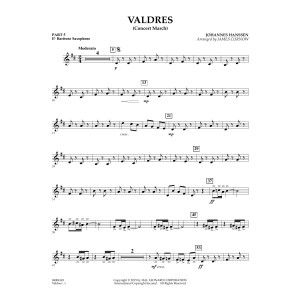 Valdres (Concert March) - Pt.5 - Eb Baritone Saxophone