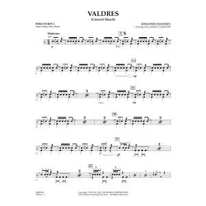 Valdres (Concert March) - Percussion 1