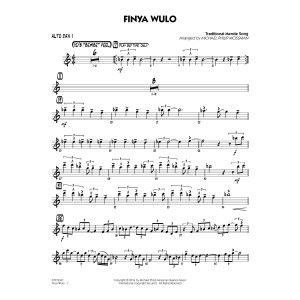 Finya Wulo - Alto Sax 1
