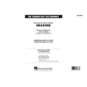 Imagine - Conductor Score (Full Score)