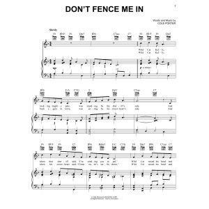 Don''t Fence Me In
