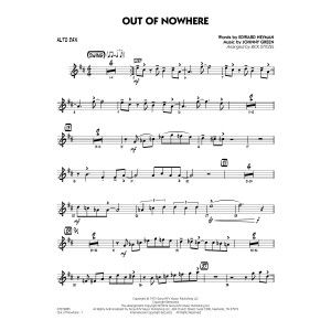 Out of Nowhere - Alto Sax