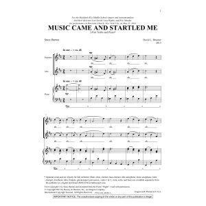 Music Came And Startled Me