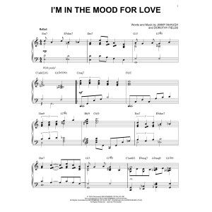 I'm In The Mood For Love [Jazz version] (arr. Brent Edstrom)