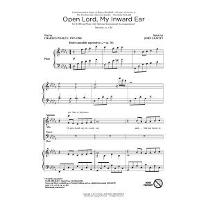Open Lord, My Inward Ear
