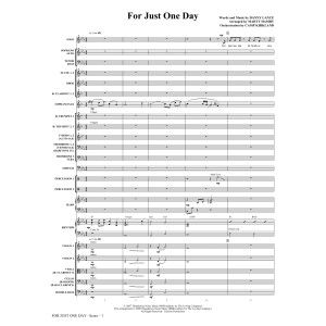 For Just One Day - Full Score