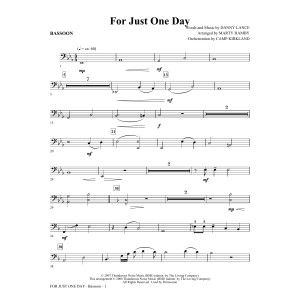 For Just One Day - Bassoon