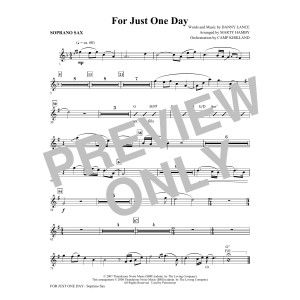 For Just One Day - Soprano Sax