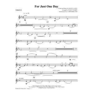 For Just One Day - Violin 2