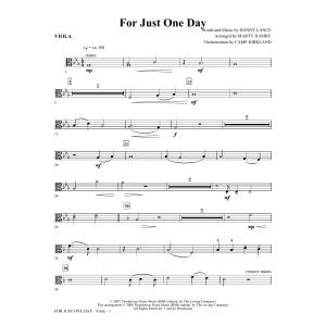 For Just One Day - Viola