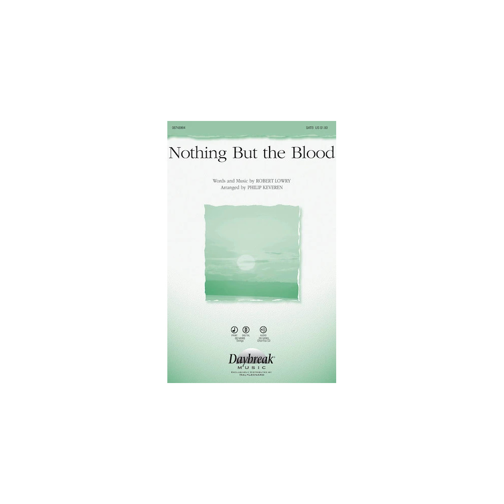 Nothing But the Blood - Partitur