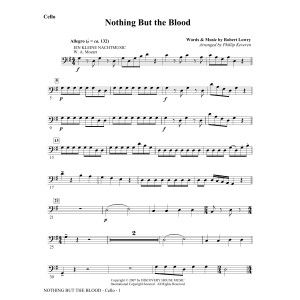 Nothing But the Blood - Cello