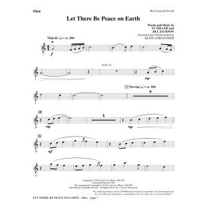 Let There Be Peace On Earth - Oboe