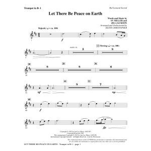 Let There Be Peace On Earth - Bb Trompete 1