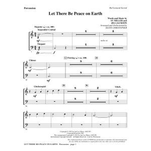 Let There Be Peace On Earth - Percussion