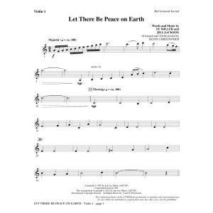 Let There Be Peace On Earth - Violin 1