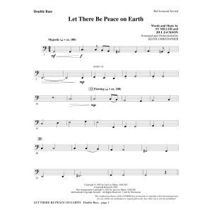 Let There Be Peace On Earth - Kontrabass