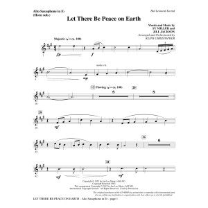 Let There Be Peace On Earth - Altsaxophon (Sub. Horn)