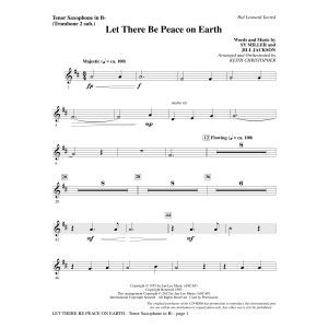 Let There Be Peace On Earth - Tenor-Saxophon (Sub. Tbn 2)