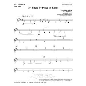 Let There Be Peace On Earth - Bassklarinette (Sub. Tuba)