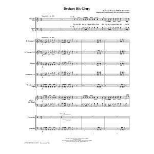 Declare His Glory - Vollständige Partitur