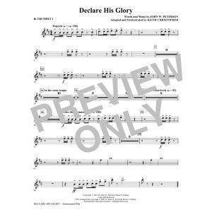 Declare His Glory - Bb Trumpet 1