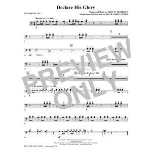 Declare His Glory - Trombone 1 & 2