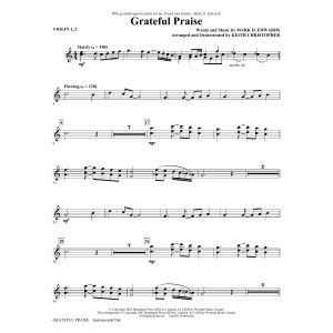 Grateful Praise - Violin 1, 2