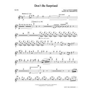 Don''t Be Surprised - C Flute