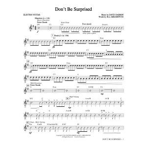 Don''t Be Surprised - Gitarre