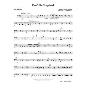 Don't Be Surprised - Bass (C)