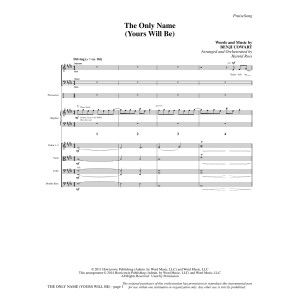 The Only Name (Yours Will Be) - Full Score
