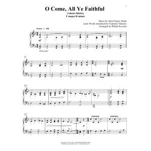 O Come, All Ye Faithful (Adeste Fideles) (arr. Phillip Keveren)