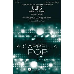 Cups (When I'm Gone) (Campfire Version) (from Pitch Perfect 2) (arr. Deke Sharon)