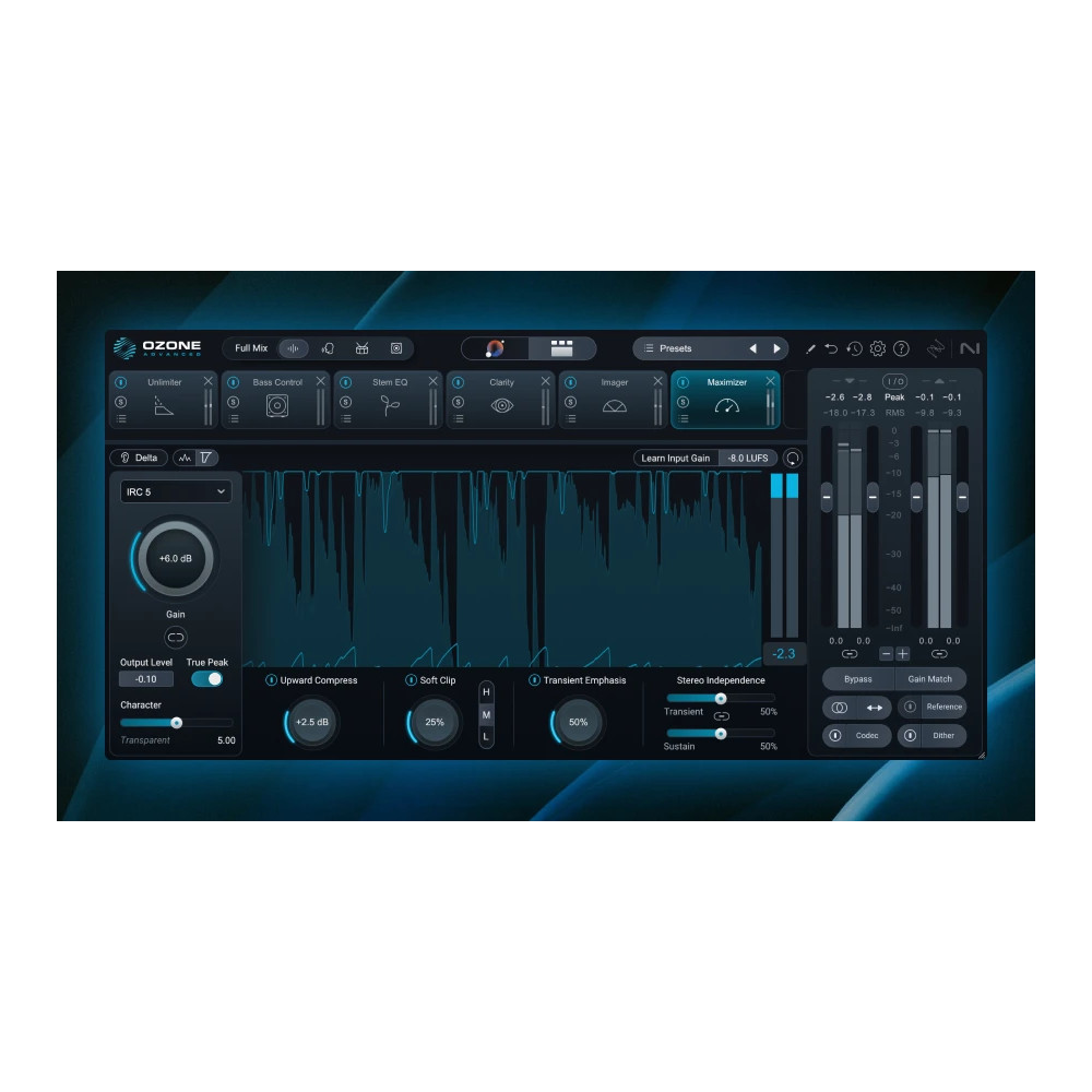 Izotope RX Post Production Suite 8.7 : migration depuis n'importe quelle version précédente de RX Standard.