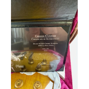 Gibson Custom Shop Duane Allman '59 Les Paul Standard 2013 VOS Double Dirty Lemon Burst