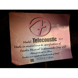 Fender Telecoustic 2003 Natural