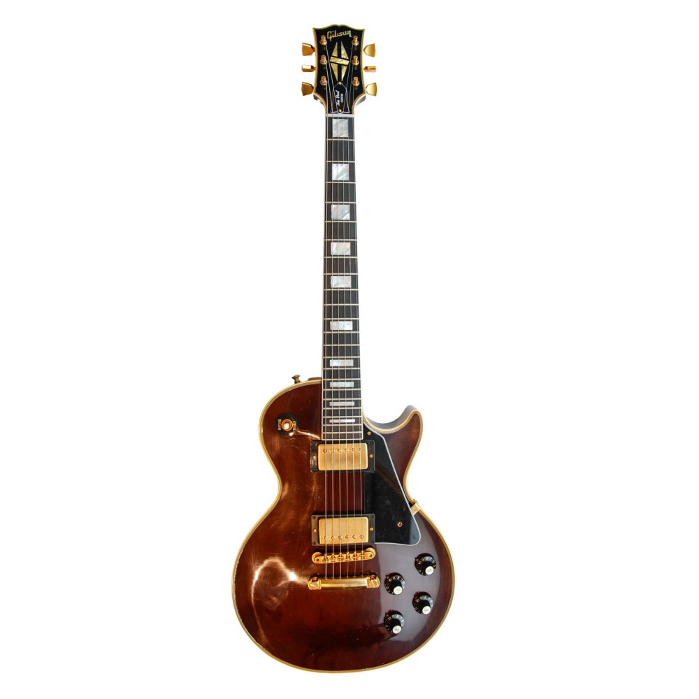 Gibson 1968 Les Paul Custom Reissue - Dark Walnut Light Aged