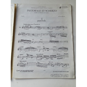 Jean Aubain - Pastorale Et Scherzo - Clarinette Et Piano - Ed. Amphion