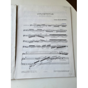 R. Gallois Montbrun - Concertstück Pour Clarinette En Sib Et Piano