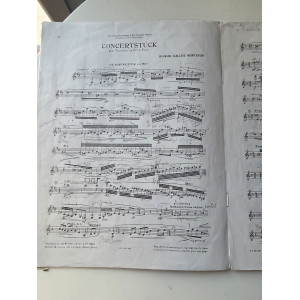 R. Gallois Montbrun - Concertstück Pour Clarinette En Sib Et Piano