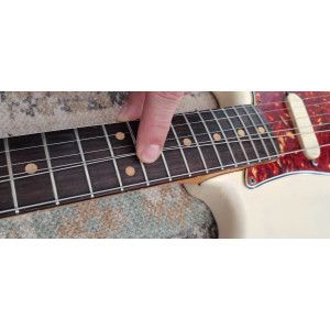 Fender Musicmaster 1963 serie L prè CBS  made in USA vintage avec house guitare Fender noir