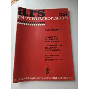Karl Stamitz - Concerto Pour Clarinette Et Orchestre En Sib