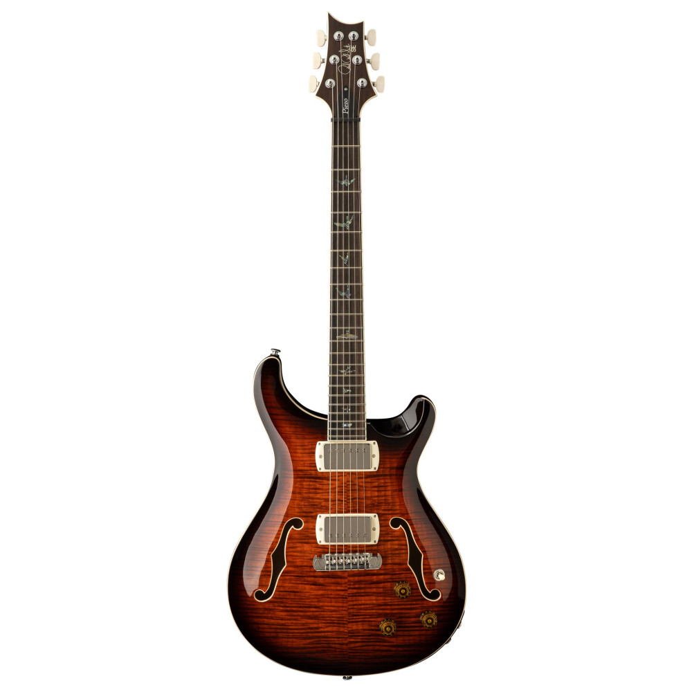 Prs Guitars Se Hb Ii Piezo Ob Orange Tiger Smokeburst