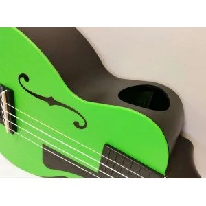 Aqualele A2 vert - Ukulele De Concert water resist, Green.