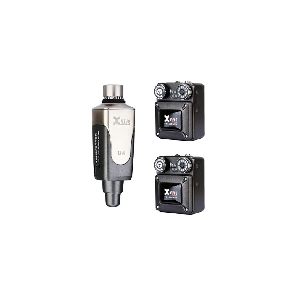 Xvive U4r2 (1 Transmitter + 2 Receivers) - For In-Ear